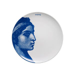 Assiette plate porcelaine MAMA collection visage GRAND MODELE (unité)
