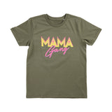 T-shirt Mama Gang Kaki