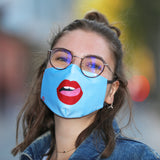 Masque de protection lavable Catégorie 1 - UNS1 Mama Bleu