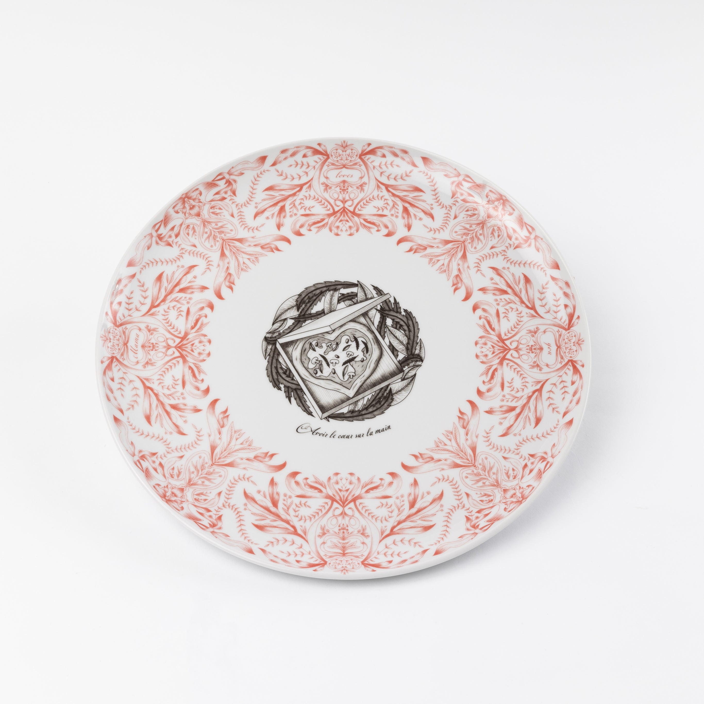 Lot De 6 Assiettes à Pizza XXL 33,5 Cm – Porcelaine Blanche – Pour 6 Personnes, Lave-vaisselle